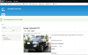Upload an image in Drupal 8