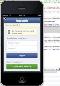 Login with FB SDK