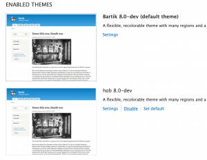 Drupal 8 Theme HOB