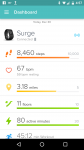 Fitbit Surge HR Mobile Dashboard