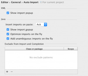 android studio auto import