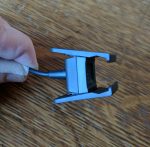 Fitbit Charge 2 cable and clip for charging.