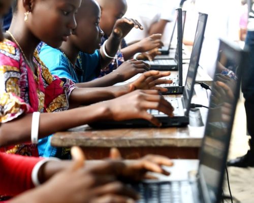 Sohon Children on Their PCs
