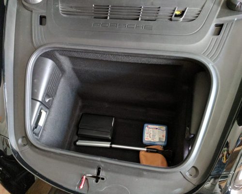 Boxster Frunk Empty