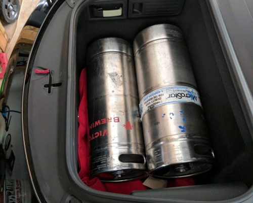Boxster Frunk with Beer