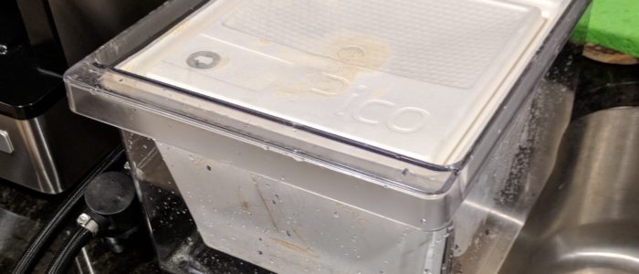 Front end of the Filter Tray Front end of the Filter Tray