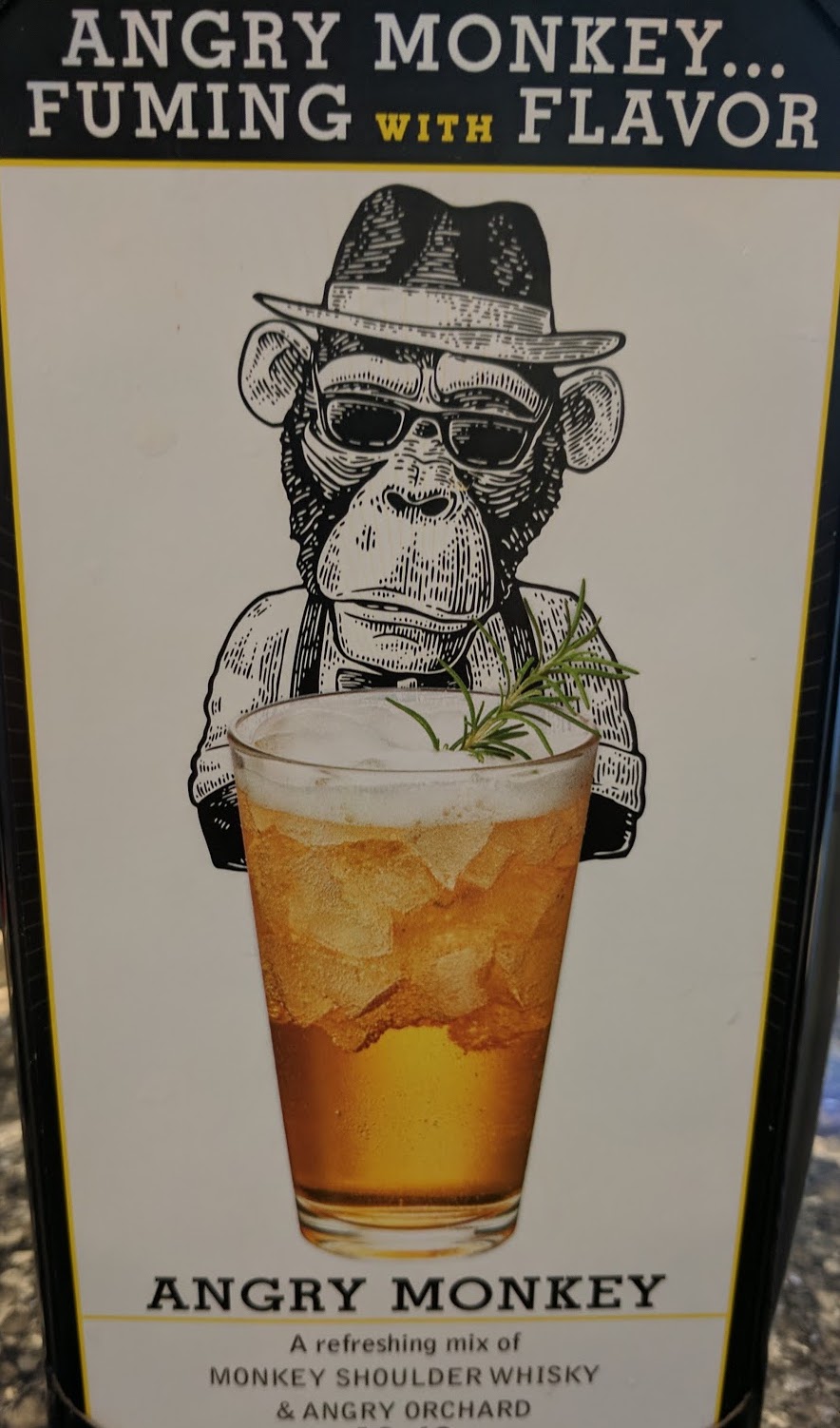 beer and tunes with an angry monkey