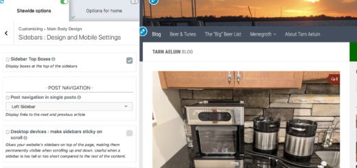 Customizing the Theme
