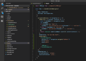 Using TabNavigator