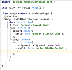Flutter Widget Nesting