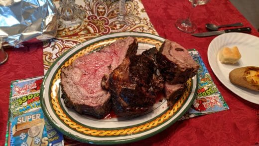 Prime Rib Roast Done - Medium Rare