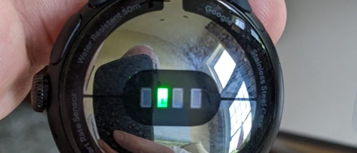 The Back of the Google Watch