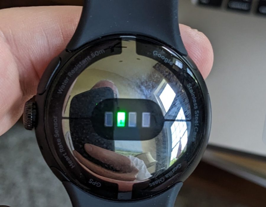The Back of the Google Watch